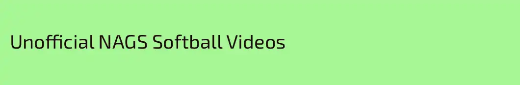 Unofficial NAGS Softball Videos